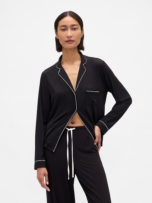Image number 1 showing, Softest Modal PJ Shirt