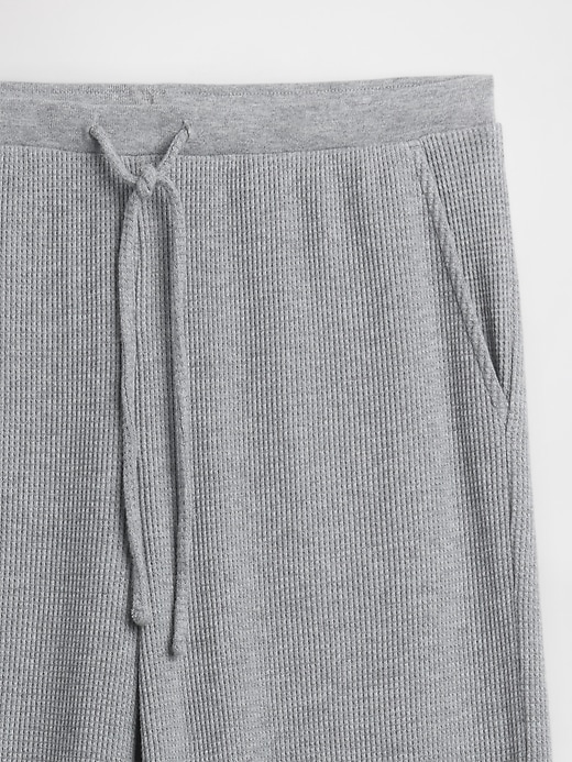 Image number 5 showing, Waffle Wide-Leg PJ Pants