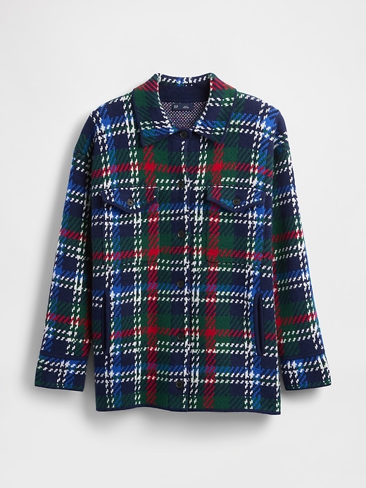 Image number 5 showing, CashSoft Oversized Shirt Jacket