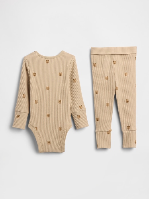 Image number 2 showing, Baby Grow-With-Me TinyRib Outfit Set