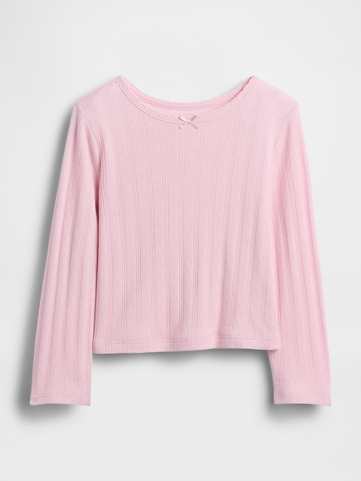 Image number 1 showing, Baby & Toddler Pointelle T-Shirt