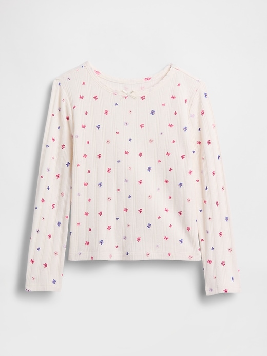 Image number 1 showing, Baby & Toddler Pointelle T-Shirt