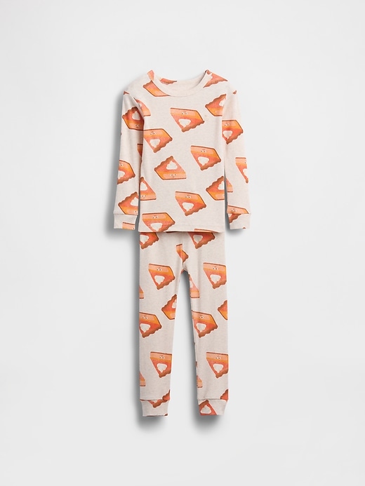 Image number 1 showing, Baby & Toddler Thanksgiving Organic Brushed Cotton PJ Set