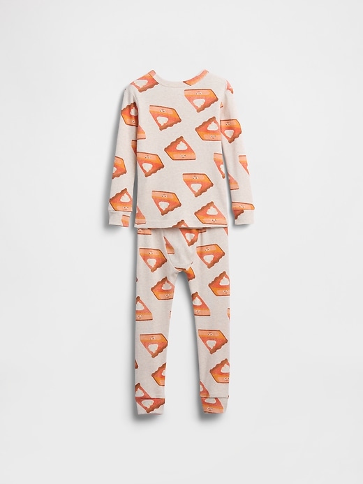Image number 2 showing, Baby & Toddler Thanksgiving Organic Brushed Cotton PJ Set