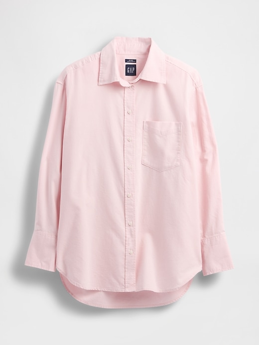 Image number 4 showing, Organic Cotton Oxford Big Shirt