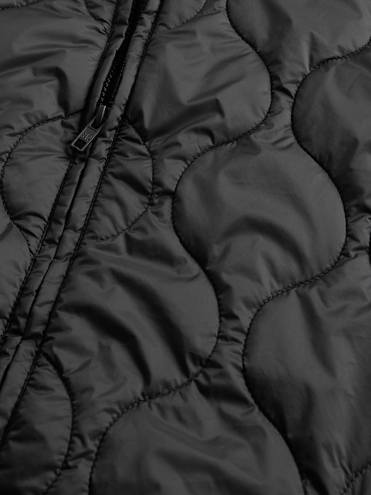 Image number 4 showing, Recycled Lightweight Quilted Puffer Vest