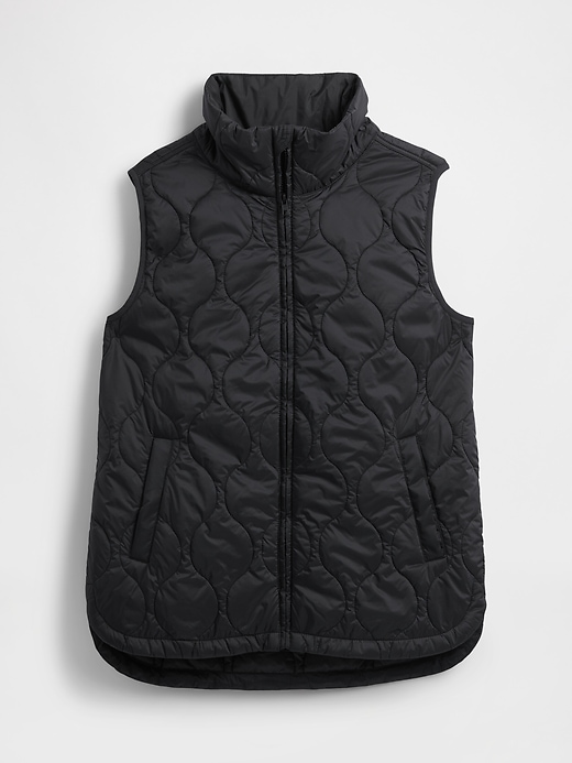 Image number 5 showing, Recycled Lightweight Quilted Puffer Vest