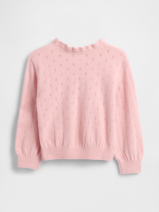 Image number 3 showing, Baby & Toddler CashSoft Pointelle Sweater