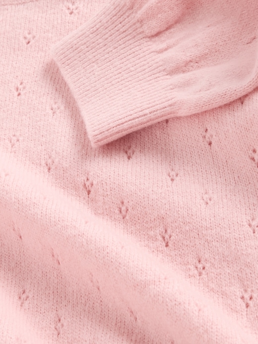 Image number 4 showing, Baby & Toddler CashSoft Pointelle Sweater