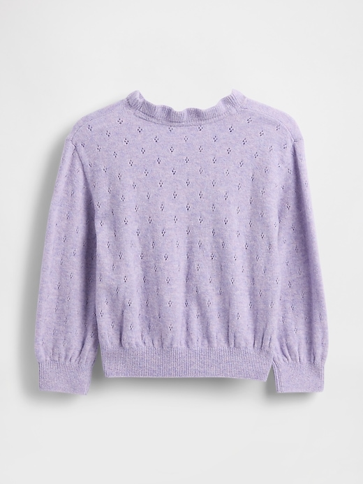 Image number 3 showing, Baby & Toddler CashSoft Pointelle Sweater
