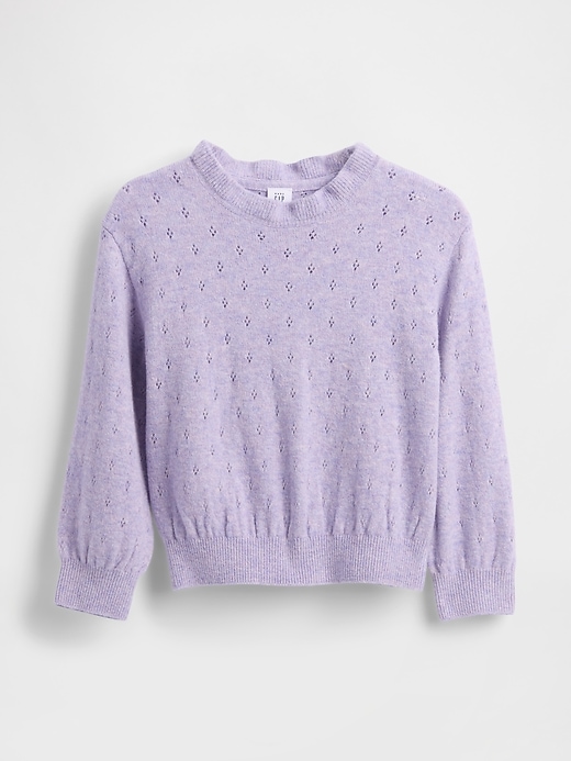 Image number 2 showing, Baby & Toddler CashSoft Pointelle Sweater