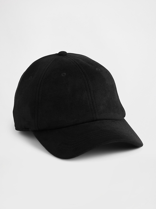Image number 1 showing, Vegan Suede Baseball Hat