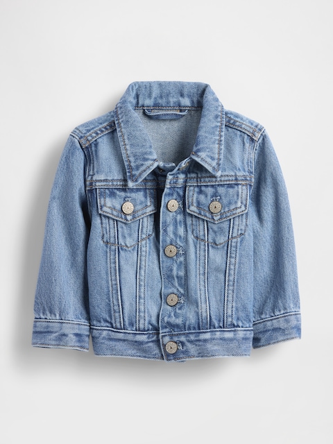 VESTE EMBLÉMATIQUE EN DENIM DOUCEUR SUPRÊME POUR BÉBÉ