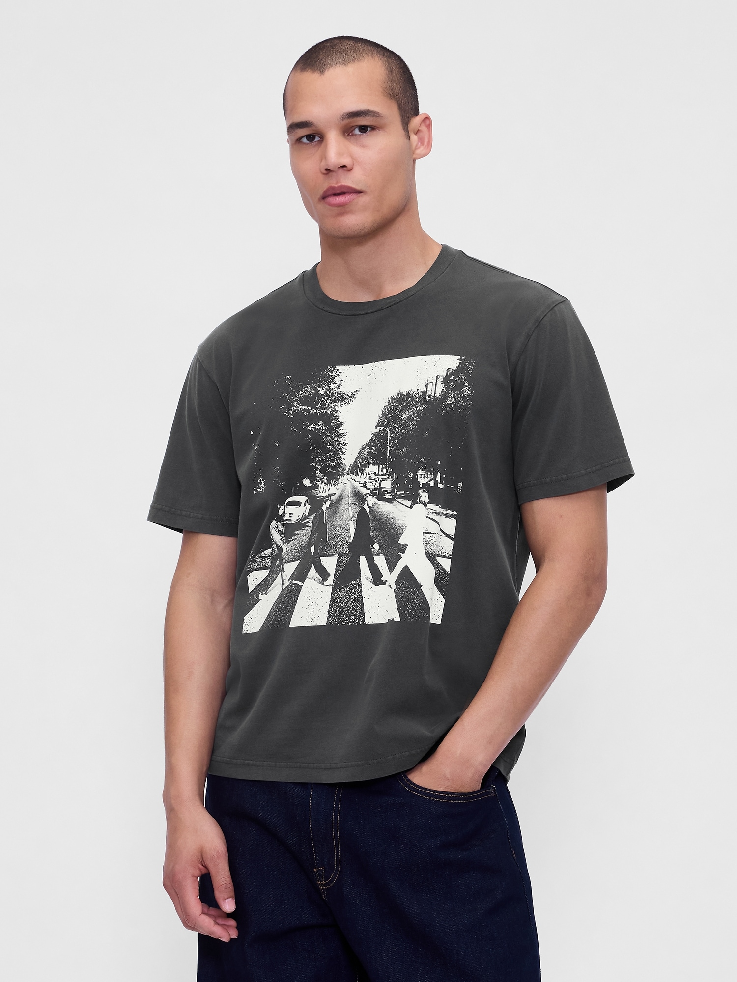 The Beatles Relaxed Graphic T-Shirt
