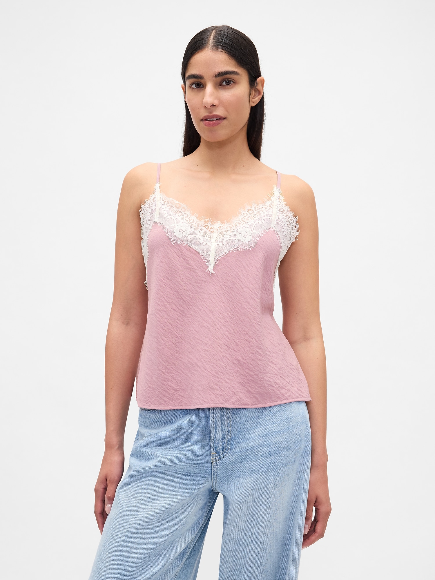 Lace-Trim Cami
