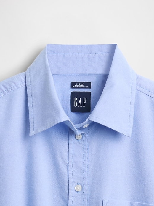Image number 4 showing, Organic Cotton Oxford Big Shirt