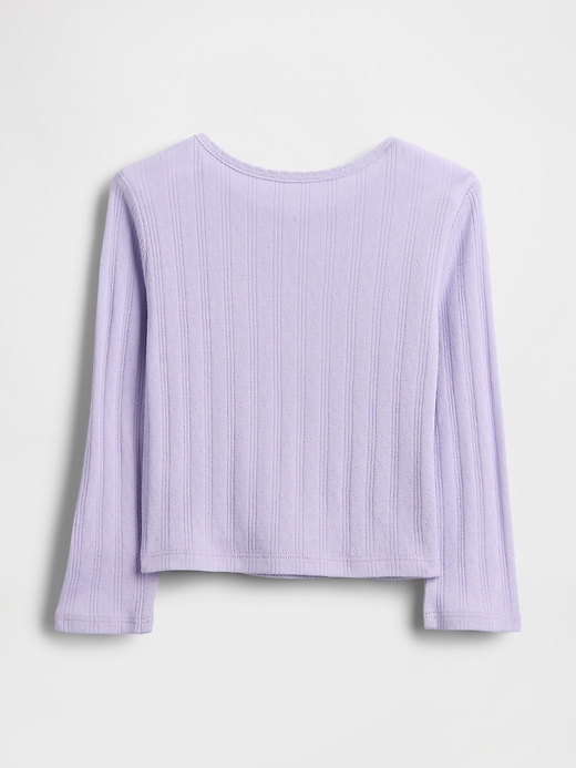 Image number 2 showing, Baby & Toddler Pointelle T-Shirt