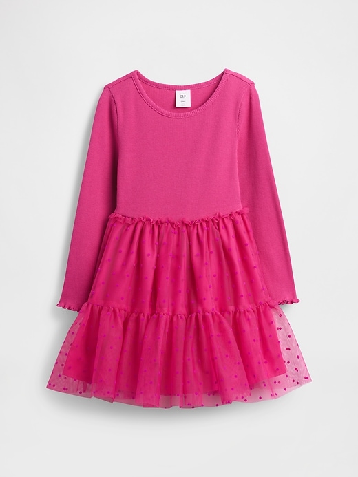 Image number 2 showing, Baby & Toddler Tulle Mixed Media Dress