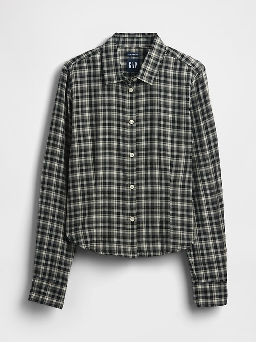 Image number 4 showing, Flannel Fitted Plaid Shirt