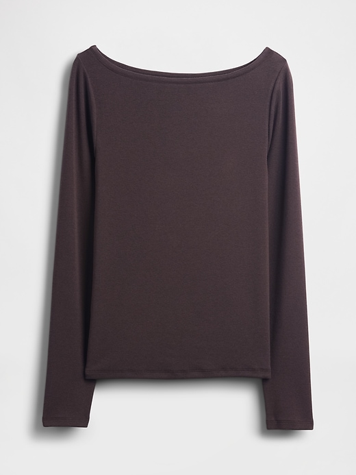 Image number 4 showing, Modern Boatneck T-Shirt