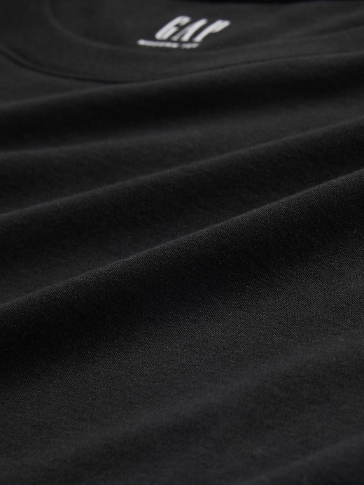 Image number 4 showing, Supima® Cotton Oversized Crop T-Shirt