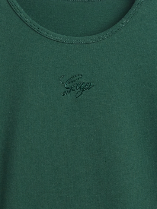 Image number 4 showing, Cotton Jersey Crop Logo T-Shirt