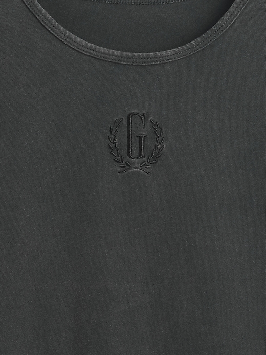 Image number 4 showing, Cotton Jersey Crop Logo T-Shirt