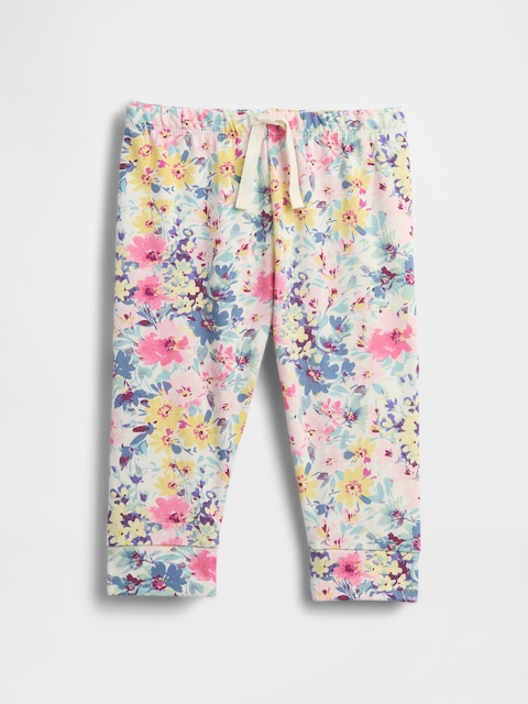 PANTALON PREMIERS ESSENTIELS À TAILLE EXTENSIBLE EN COTON BIOLOGIQUE POUR BÉBÉ