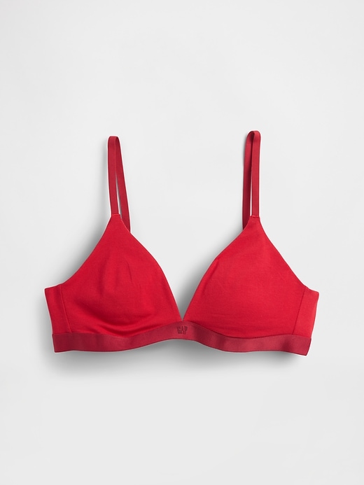 Image number 5 showing, Organic Stretch Cotton Triangle Bra