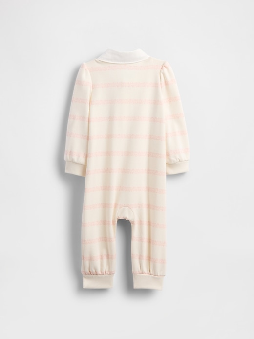 Image number 2 showing, Baby VintageSoft Varsity Bear Logo One-Piece