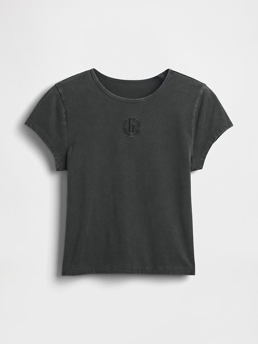 Image number 5 showing, Cotton Jersey Crop Logo T-Shirt