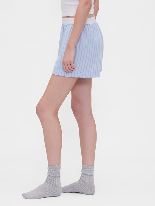 Image number 3 showing, Poplin Logo PJ Boxer Shorts