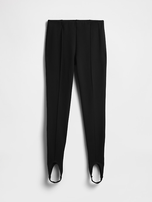 Image number 6 showing, High Rise Double Knit Stirrup Pants