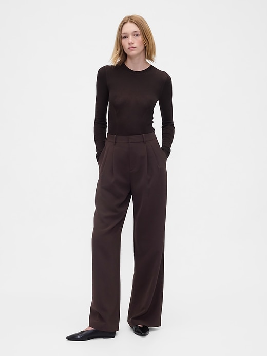 Image number 1 showing, 365 High Rise Pleated Trousers
