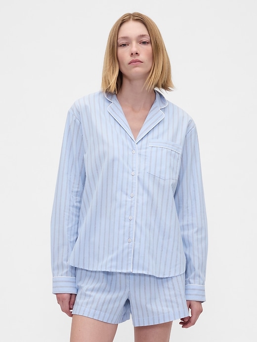 Image number 1 showing, Poplin PJ Shirt