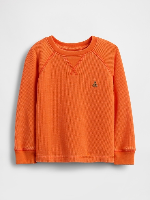 Image number 1 showing, Baby & Toddler Textured Crewneck