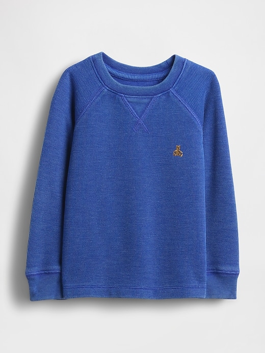 Image number 1 showing, Baby & Toddler Textured Crewneck