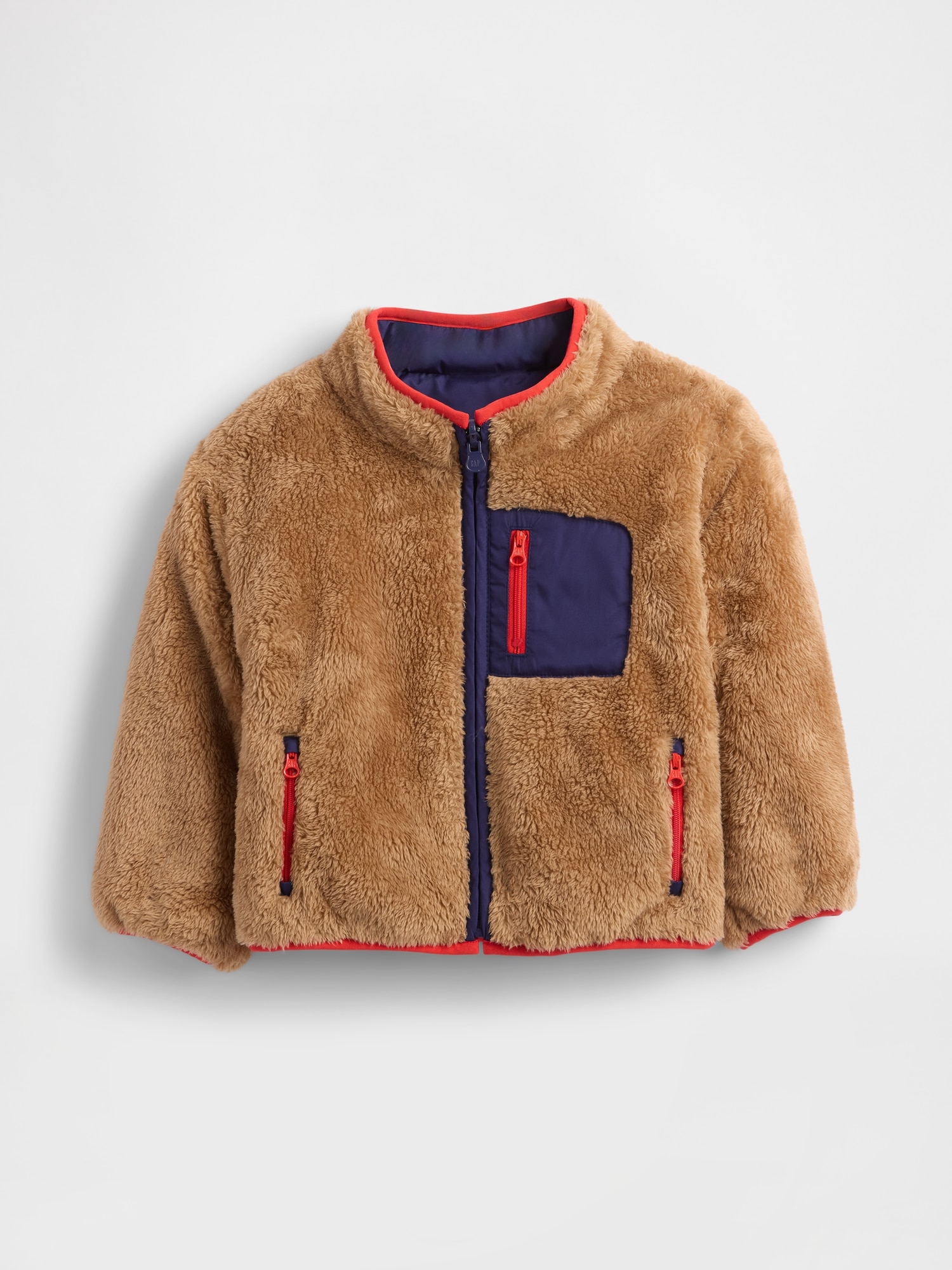 Baby & Toddler Lightweight Sherpa Reversible Jacket