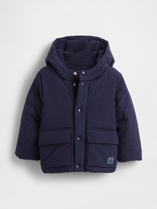 Image number 1 showing, Baby & Toddler Cozy Puffer Jacket