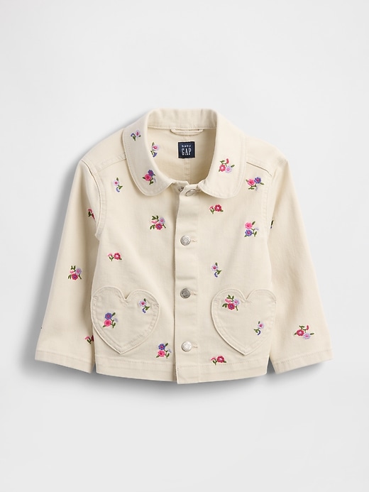 Image number 1 showing, Baby & Toddler Heart Pocket Jacket