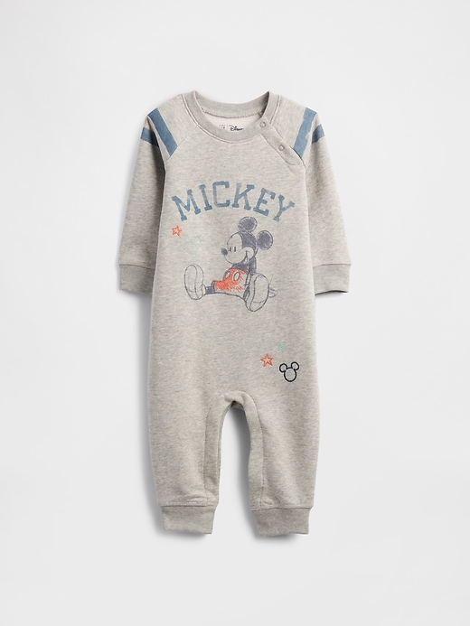 Image number 1 showing, Gap × Disney Baby VintageSoft Mickey Mouse One-Piece