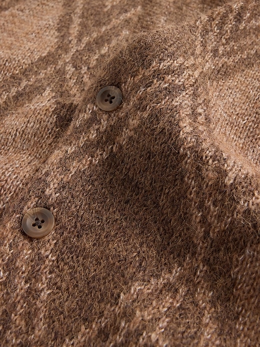 Image number 4 showing, Brushed Argyle Cardigan