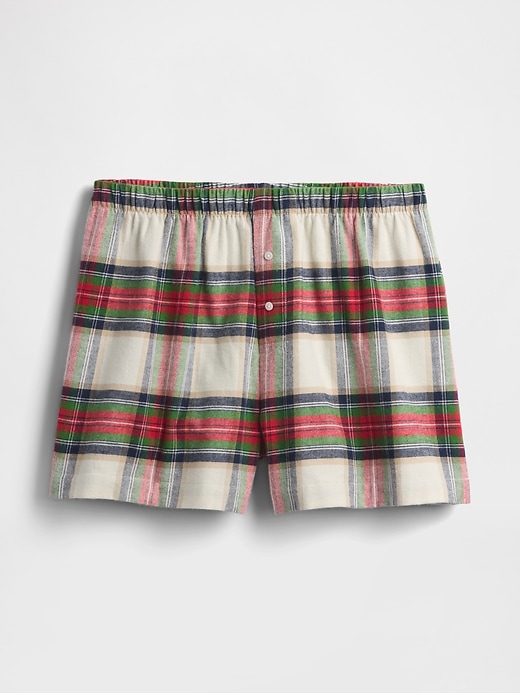 Image number 6 showing, Logo Flannel Boxer Shorts