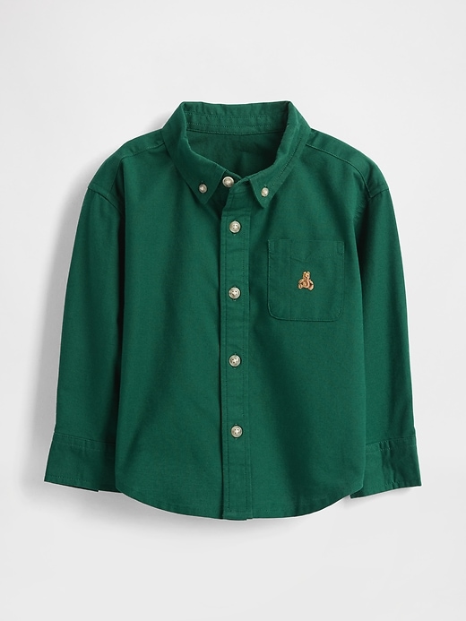 Image number 1 showing, Baby & Toddler Oversized Oxford Shirt