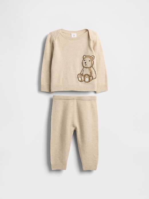 Image number 1 showing, Baby CashSoft Brannan Bear Sweater Set