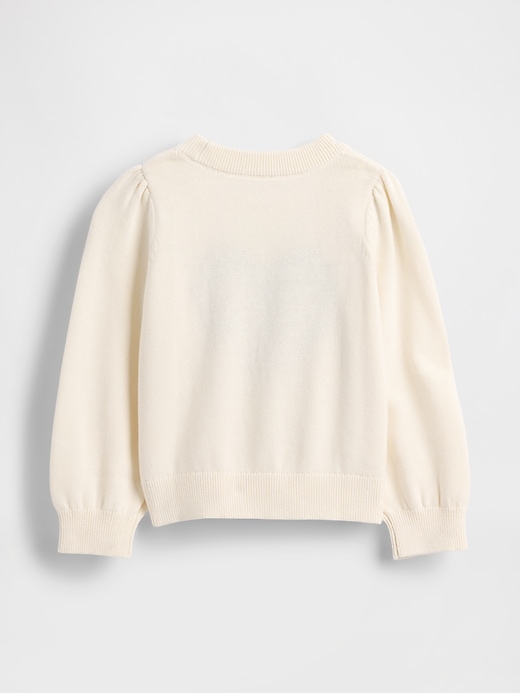 Image number 2 showing, Baby & Toddler Puff-Sleeve Sweater