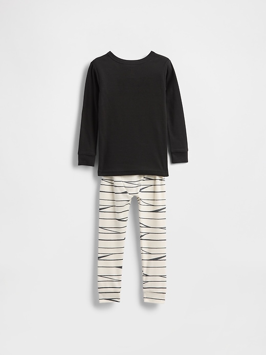 Image number 2 showing, Gap × Disney Baby & Toddler Organic Brushed Cotton Halloween PJ Set