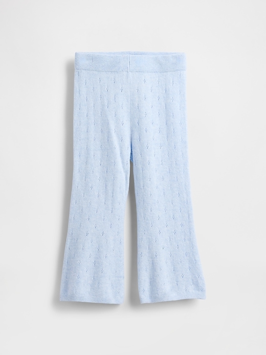 Image number 2 showing, Baby & Toddler CashSoft Pointelle Flare Pants