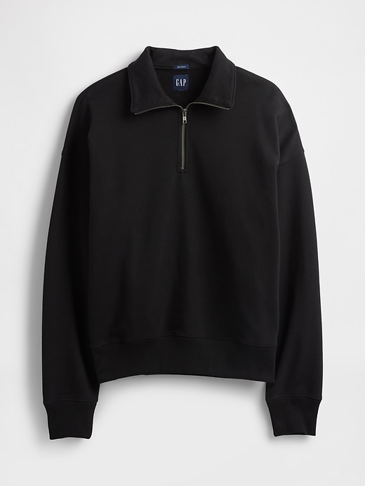 L'image numéro 5 présente Chandail épais surdimensionné à glissière au quart