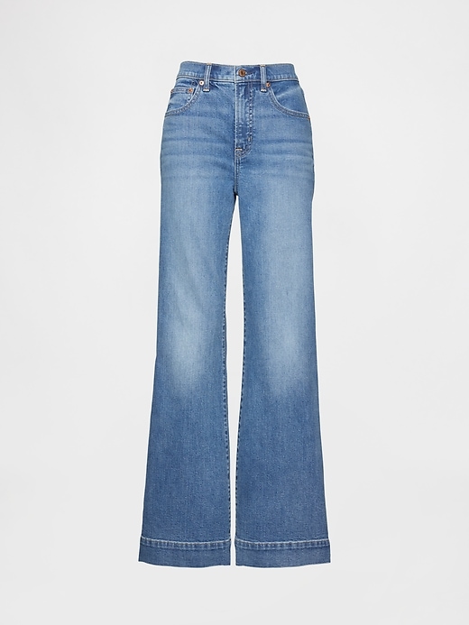 Image number 7 showing, High Rise Relaxed Flare Jeans